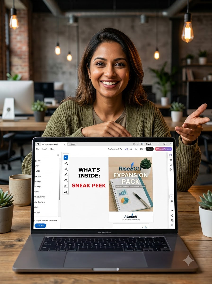 📗 RiseBolt Expansion Pack- PDF Planner Add On (Instant PDF File Download)