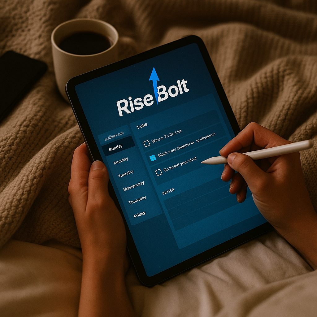 RiseBolt 90-Day Planner – Design Your Life, Not Just Your Day