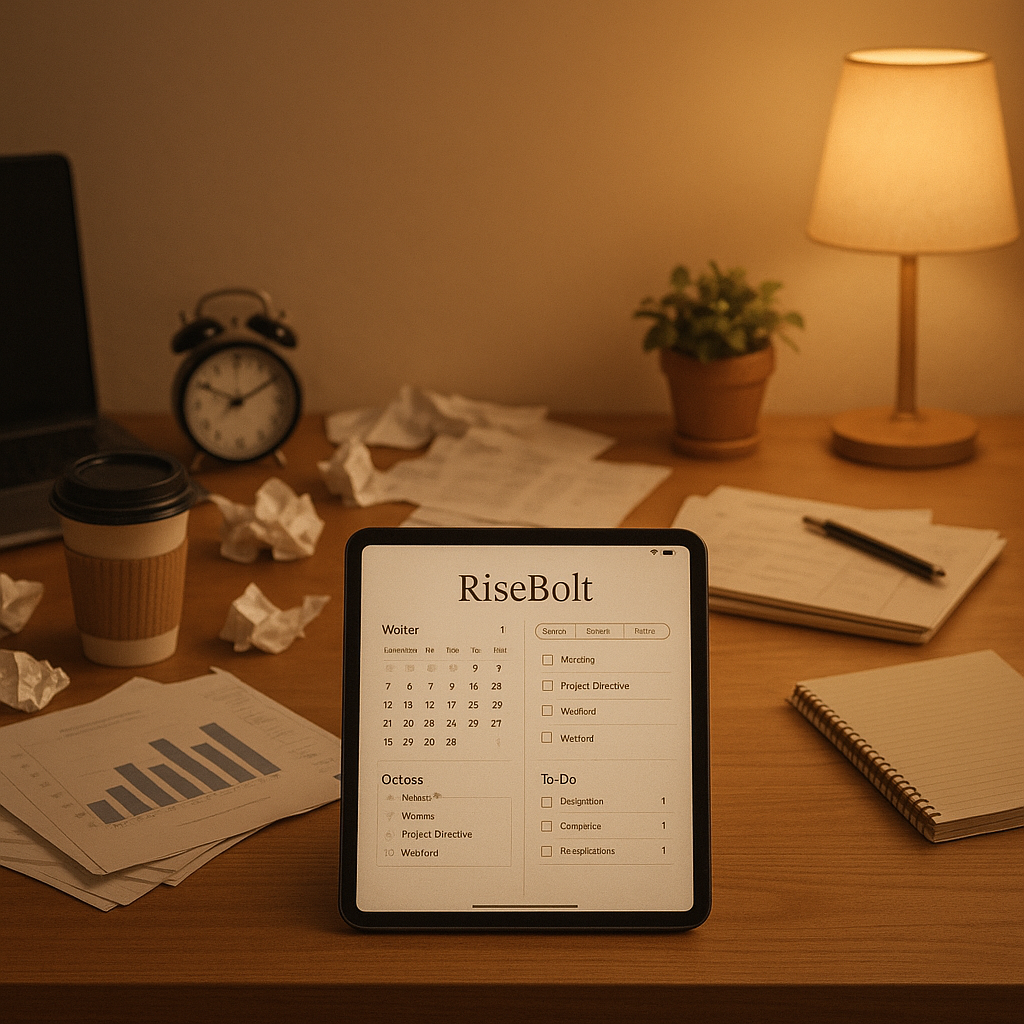 RiseBolt 90-Day Planner – Design Your Life, Not Just Your Day