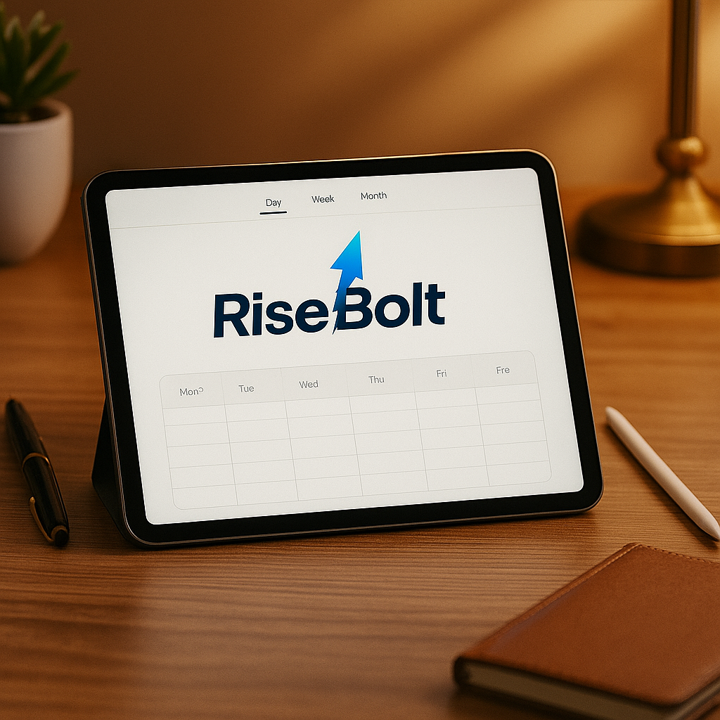 RiseBolt 90-Day Planner – Design Your Life, Not Just Your Day