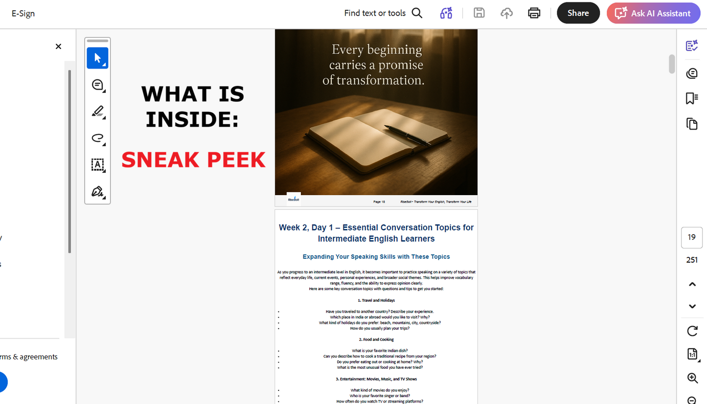 RiseBolt English Mastery Course — 2026 Edition (PDF File)