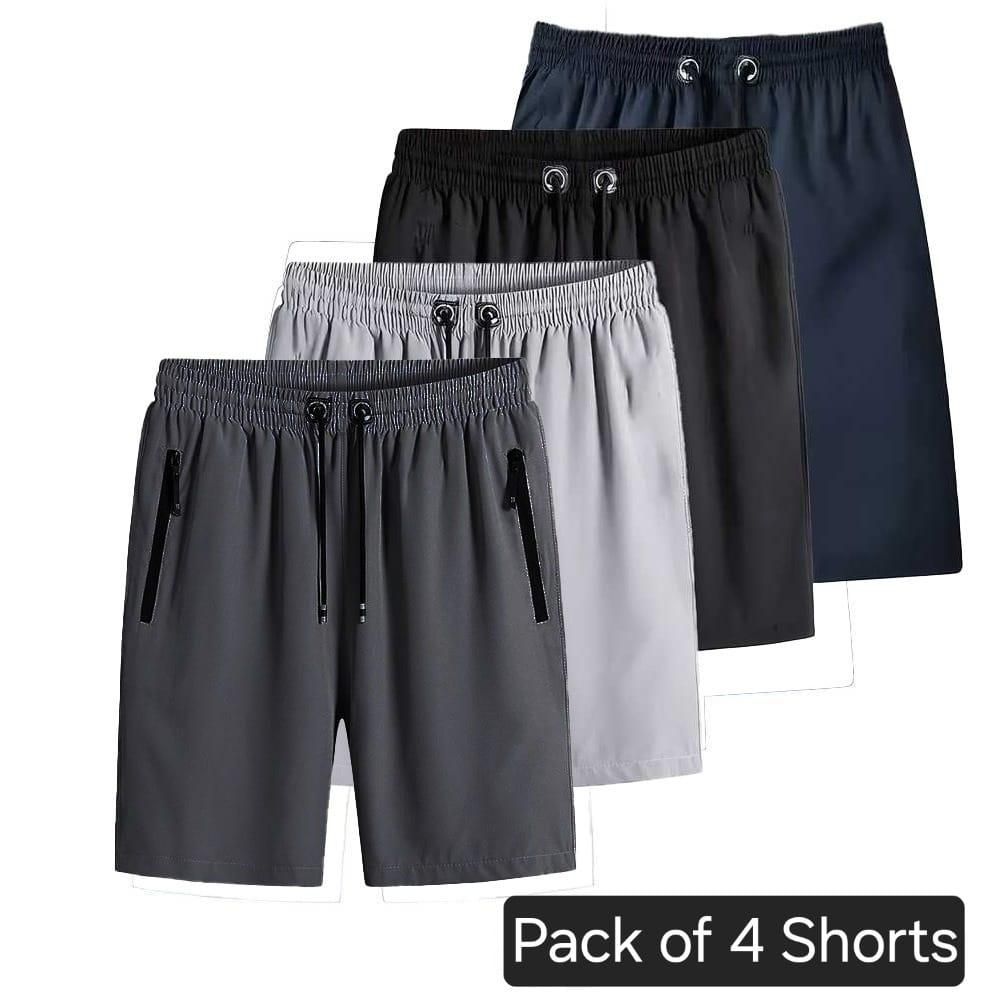 🩳 Combo of 4 Stretchable Cotton Shorts – Stay Cool, Comfortable & Casual